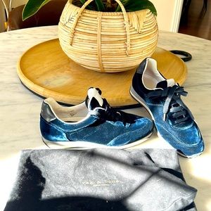 Rag and bone Blue suede and white leather shoes
